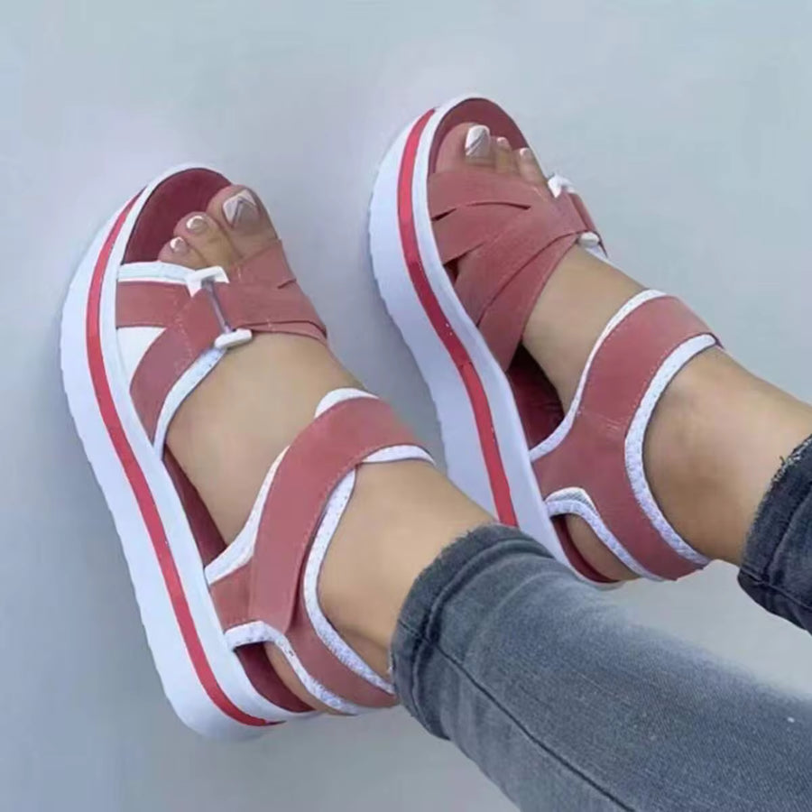 Adjustable Strap Women's Platform Slipper - Comfortable And Ideal For Summer Dresses